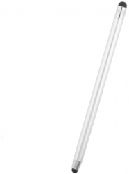 Creion tip Stylus universal 2 in 1 cu ambele capete utilizabile 14 cm Silver SOHO5425 