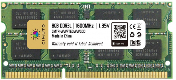 Memorie RAM 8 GB sodimm DDR3L 1600 Mhz CIMUTO pentru laptop 