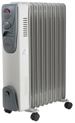 Calorifer electric ZILAN ZLN-2111 9 elementi 2000W 3 trepte de putere Termostat reglabil Alb 