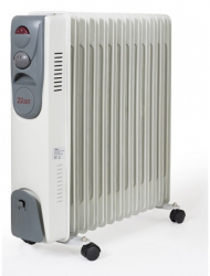 Calorifer electric ZILAN ZLN-2135 13 elementi 2500W 3 trepte de putere Termostat reglabil Alb 