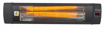 Radiator infrarosu cu fibra carbon ZILAN ZLN-1624 2000W telecomanda Negru 