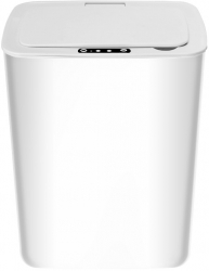 Cos de Gunoi cu Senzor Automat Alb Gadgetry Capacitate 14L cu Capac Anti-Miros si o Deschidere/Inchidere Silentioasa 