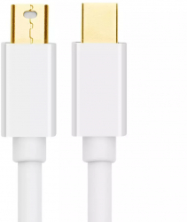 Cablu prelungitor video mini DP tata la mini DP tata Thunderbolt 2 4K 60 Hz cu functie MIrror Mode Alb KOF-BBL5661 
