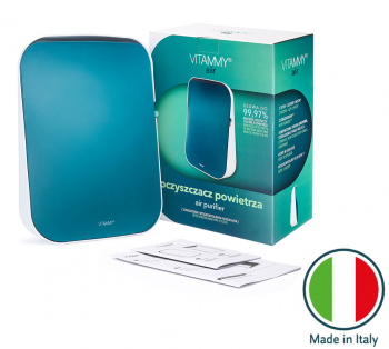 Purificator de aer cu ionizare Vitammy Air PA500 filtru HEPA 1 pana la 99.9 capacitate de purificare a aerului 2 viteze 