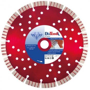 Disc diamantat 115x22.23 mm DiaTehnik ST MAX beton granit 