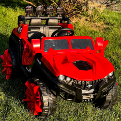 Masinuta Electrica Jeep 4X4 4 motoare x 45 W 12V 2 locuri pentru copii MANINI 
