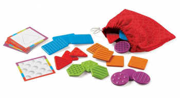 Set tactil - Texturi si forme 