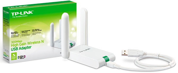 Adaptor wireless TP-Link TL-WN822N 2 antene 