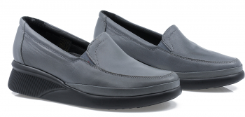 Pantofi dama Caspian CAS-5507-5722 casual piele naturala gri 39