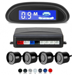 Senzori parcare tip OEM de 16.5mm cu display LED cu afisare individuala pe fiecare senzor Negru 