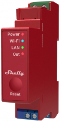 Releu inteligent Shelly Pro 1PM - 1canal cu contor de energie WiFi LAN sina DIN control aplicatie compatibil Amazon Alexa Google Assistant 