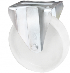 Roata fixa din poliamida cu placa 100 mm 120 kg 