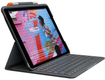 Husa cu tastatura Logitech Slim Folio 920-009480 pentru iPad 10.2 gen7 Negru