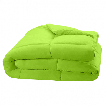 Pilota matlasata cu umplutura microfibra si invelis din bumbac ranforce pentru iarna 400 g/mp Verde 210x230 cm 