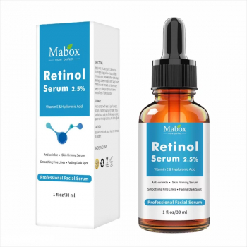 Ser cu Retinol 2.5 Vitamina E si Acid Hialuronic Mabox 30 ml 