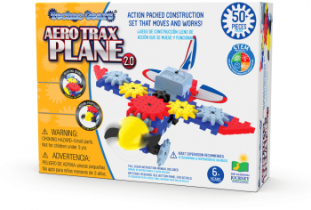 Set de constructie avion 50 piese 