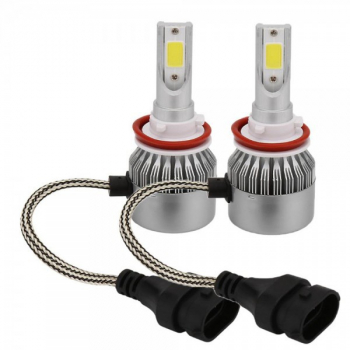 Set doua becuri auto C6 9005 6000K 72W 