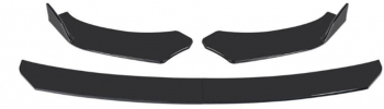 Spoiler Auto Prelungire Bara Fata Universala din 3 Piese Culoare Negru Lucios Lungime Totala 177 cm