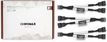 Cablu Componente Noctua NA-SYC1 chromax.white Set 3 cabluri Y-Splitter 4-pin la 2x 4-pin 11.5cm 