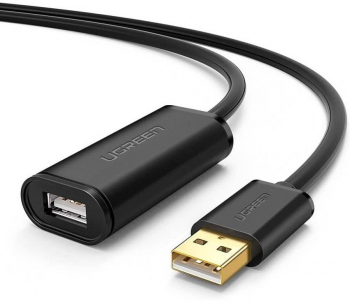Cablu prelungitor activ USB 2.0 mama-tata 15 m Negru MON-BBL5834 