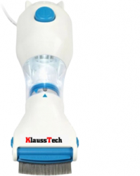 Dispozitiv Anti-Paduchi si Paraziti KlaussTech 4 Capete Putere 50-200W Unghi Ajustabil Alb/Albastru 