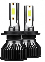 Set doua becuri auto F2 H1/H11 LED COB 100W 