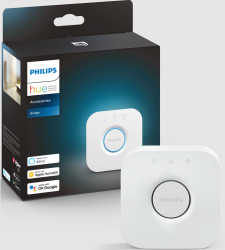 Consola Hue bridge wireless Philips Hue Zigbee compatibil cu gama Hue Alb 