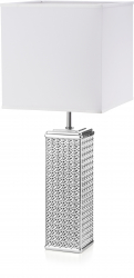 Lampa argintata rasina H63 cm ADAMANT