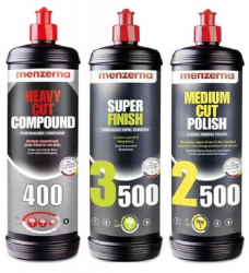 Set paste polish Menzerna 400+ 2500+ 3500 1l PP-11726 MENZERNA234 