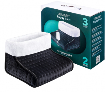 Incalzitor electric pentru picioare Vitammy Huggy boot 30 x 30 x 24 cm 3 trepte de incalzire termostat strat interior detasabil si lavab 