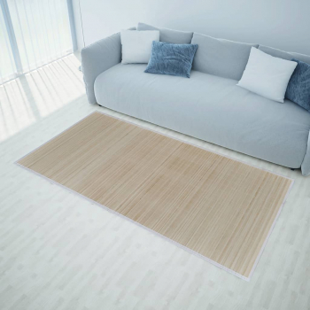 Covor din bambus 100 x 160 cm natural 