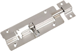 Zavor metalic pentru usi sau ferestre 6 suruburi incluse 11.2x3.5 cm Argintiu JMB-BBL6057 