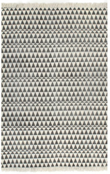 Covor Kilim negru/alb 120 x 180 cm bumbac cu model 