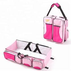 Geanta multifunctionala pentru transport Bebe roz 