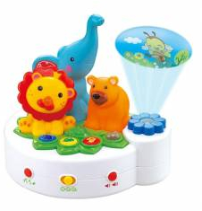 Proiector muzical cu telecomanda Animal 