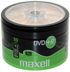 DVD+R Maxell 4.7GB 120 min 16X set 50 buc 