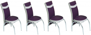 Set 4 scaune Arta New Purple 
