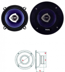 Set Difuzoare Auto 5 Inch 