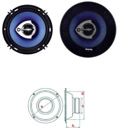 Set Difuzoare Auto 6 Inch 100w 