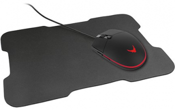 Set Mouse Gaming 3200dpi + Mousepad 