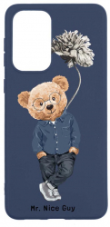 Husa Silicon Compatibila Cu Samsung Galaxy A52 5G Nice Guy - Teddy Bear rez la uzura Alaskan Blue AB 934 