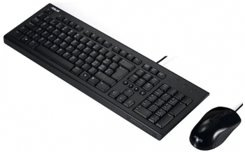 Kit ASUS U2000 Keyboard + Mouse Kit Optical 1000DPI USB Black 90-XB1000KM000R0-