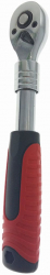 Antrenor cheie cu clichet reversibil 1/4 tija telescopica 3 lungimi 183 - 212 - 237 mm maner ergonomic