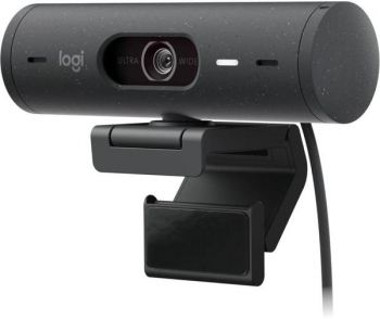 Camera web Logitech Brio 500 Full HD 1080p RightLight 4 90 FoV USB-C Privacy - Graphite 960-001422 