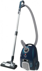 Aspirator cu sac Hoover Telios Extra TX60PET 011 Filtru Lavabil EPA 450W 3.5L Display LED Albastru Negru 