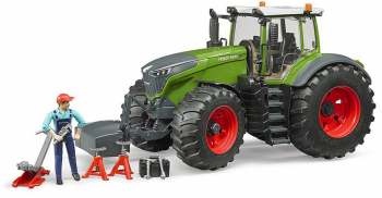 Tractor Fendt 1050 Vario cu mecanic si echipament Bruder 