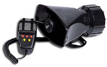 Sirena Auto cu Microfon si 5 Melodii Tensiune 12V Putere 100W