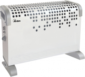 Convector electric de podea Turbo Ardes AR4C03 1800W 3 trepte de putere Termostat reglabil Alb Gri 