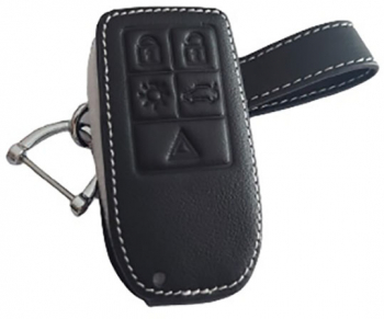 Husa din piele cu fanta pentru cheia Volvo S60 S80 V60 XC60 XC70 S60L V40 