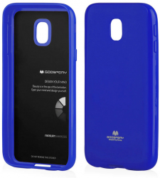 Husa silicon Jelly Mercury Samsung Galaxy J3 2017 albastru 
